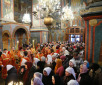 Праздничное богослужение в день престольного праздника Архангельского собора Московского Кремля в год 500-летия собора
